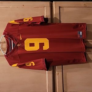 NWT Nike #9 Cardinal USC Trojans Football Jersey, Size XL AO9908